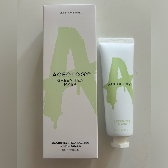 New! Aceology Green Tea Mask - Picture 2 of 5
